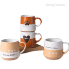 Double color surface silk design mug - SPRING CERAMIC