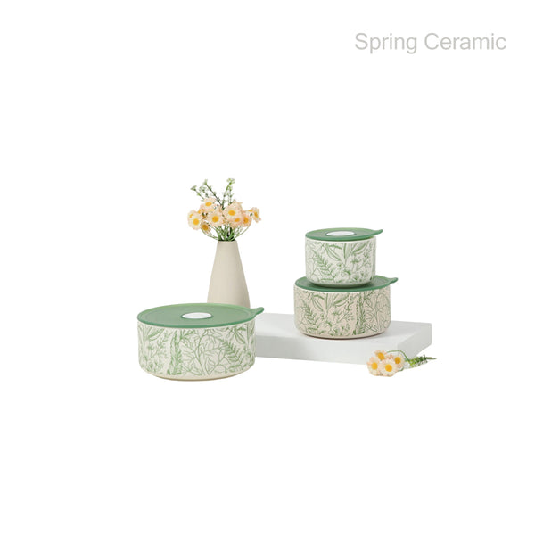 plant series,three size new bone china jar