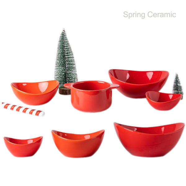 Spring color glazed bowl set - SPRING CERAMIC