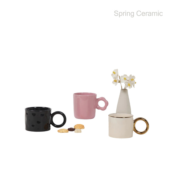 11OZ cup,13OZ coffee mug,ceramic mug wholesale,mug with gold handle