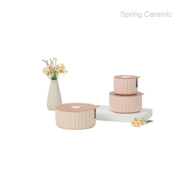 plant series,three size new bone china jar