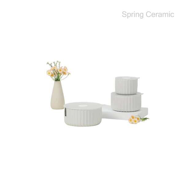 plant series,three size new bone china jar