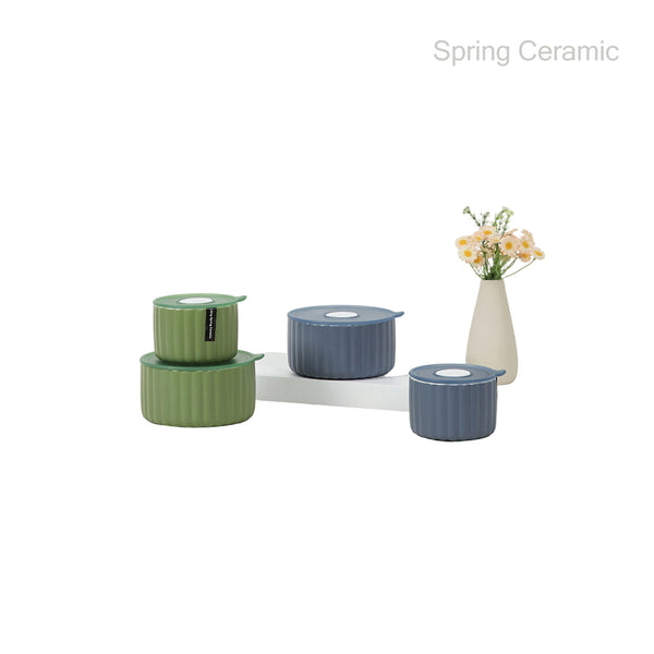 plant series,two size new bone china jar