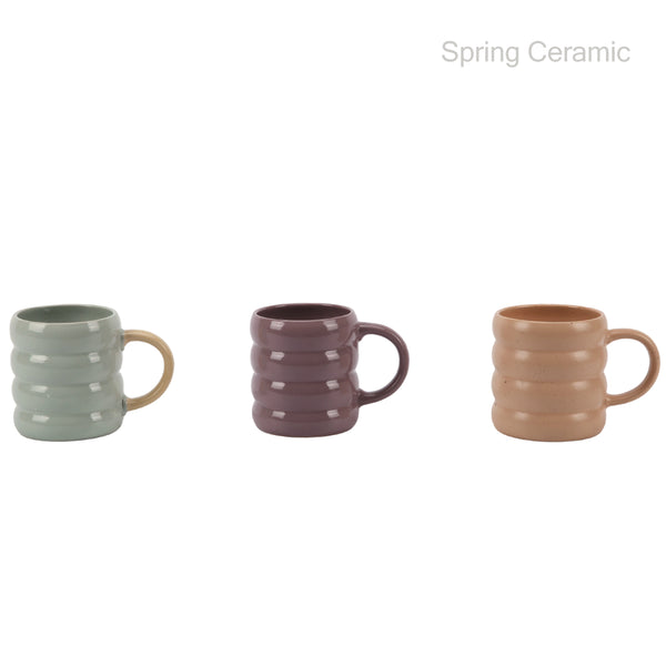 380ml new bone china color glaze mug