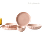 Pure Color glazed dinner set - SPRING CERAMIC