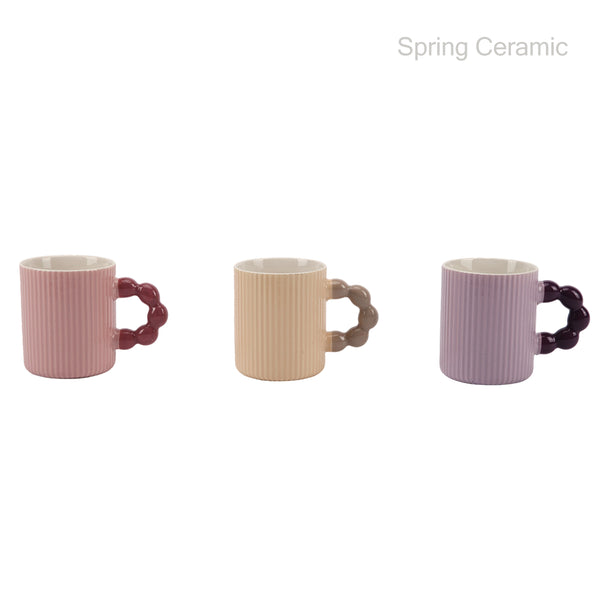 "hot sale" ceramic mug with special handle