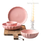 Pure Color glazed dinner set - SPRING CERAMIC
