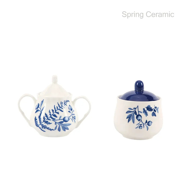Plant series: Green Leaf ,Ferns,Blue Flower – SPRING CERAMIC