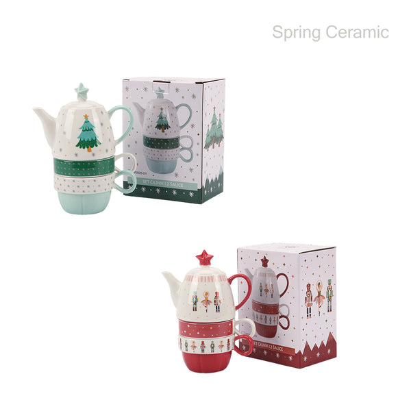 Teapot set-1pcs teapot+2pcs 300ml cups