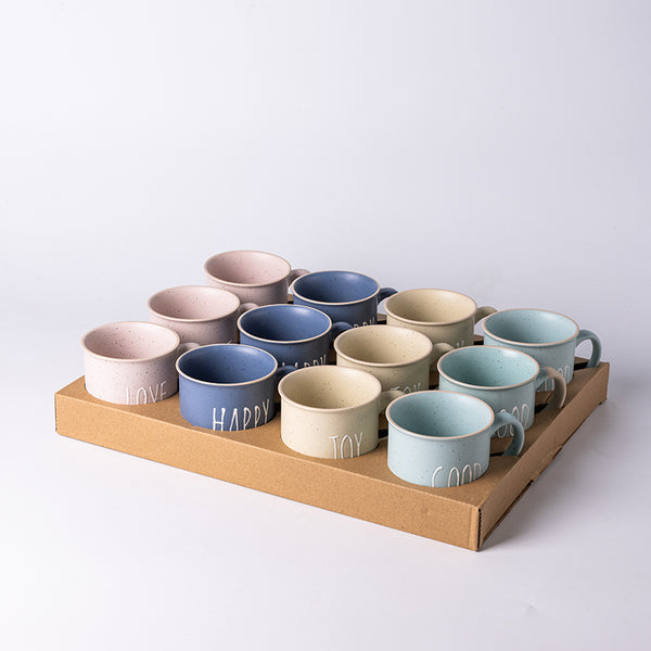 Pure color design mugs with simple words - SPRING CERAMIC