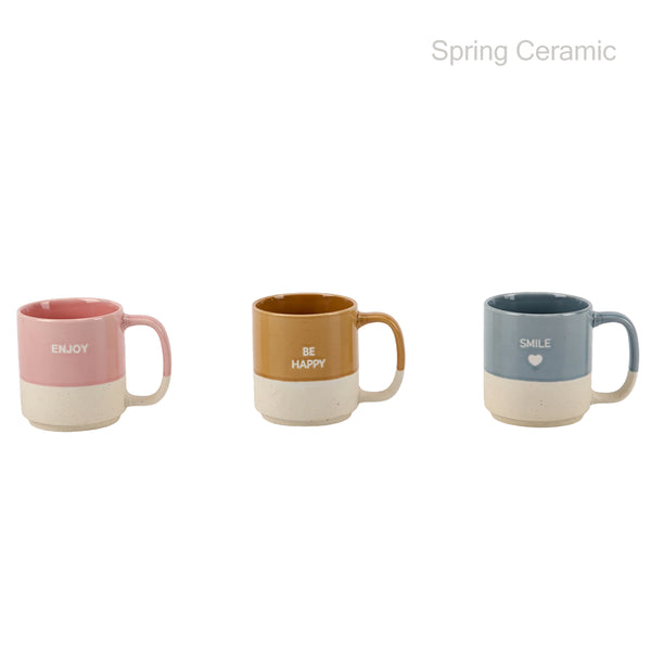 355ml ceramic color glaze mug