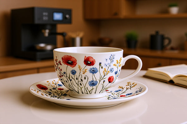 New Papaver rhoeas coffee mug set