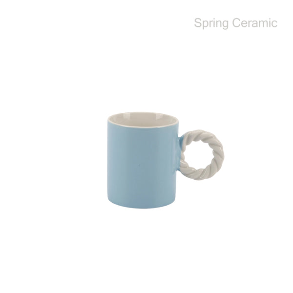 340ml ceramic color glaze mug