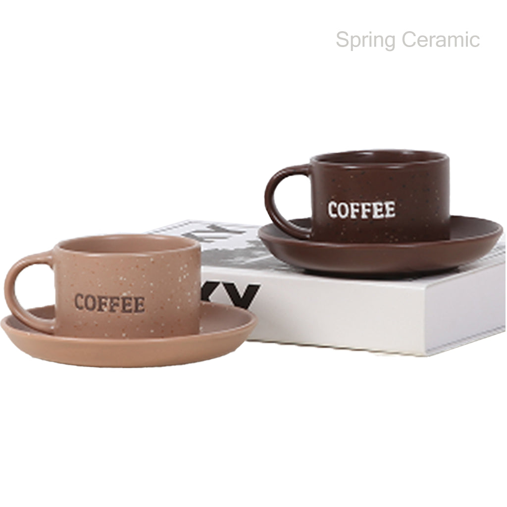 Sauser Spring 4OZ coffee design cup&saucer – SPRING CERAMIC