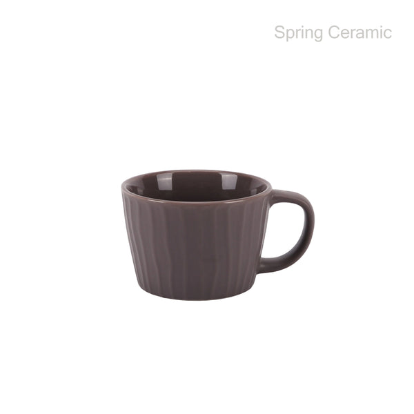 250ml New Bone China color glaze mug