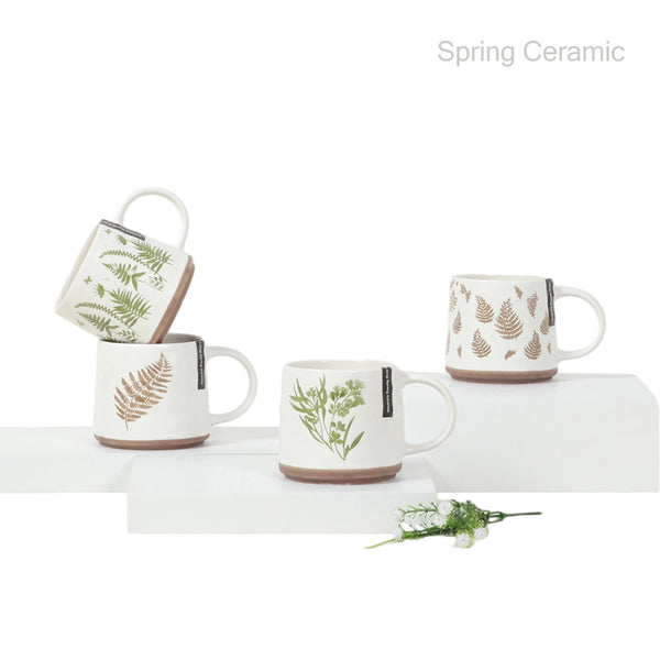 plant series,340ml double-mould new bone china mug