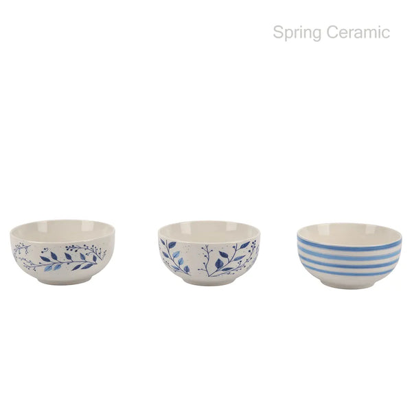 "Hot-sale" 5.5" bule floral ceramic bowl