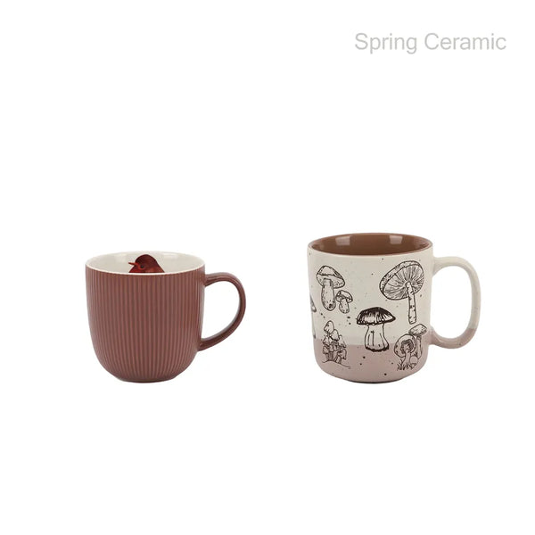 "Autumn series" 12oz ceramic mug  with decal printing,wholesale ceramic mug