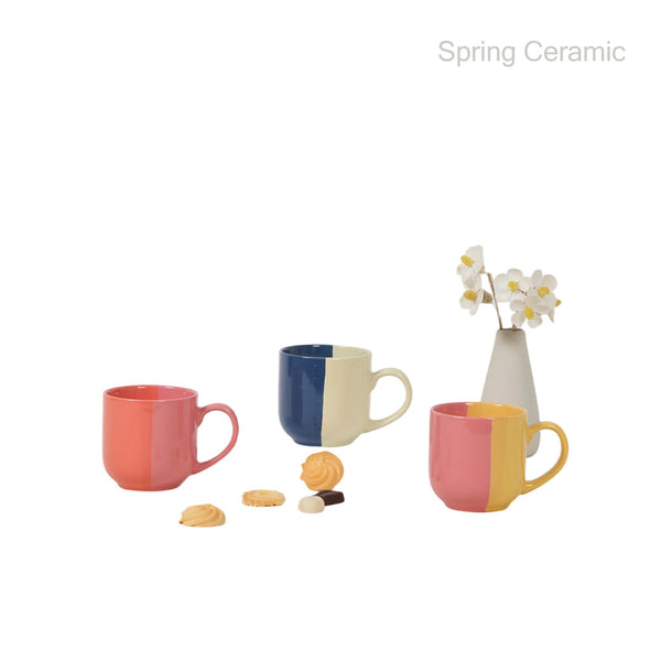 bulk color glazed mug,13oz ceramic mug