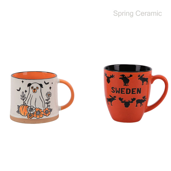 Halloween pattern Ceramic Mug - Wholesale for Export B2B - Creative Festival Style Tableware & Gift Supplier