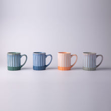 Load image into Gallery viewer, Embossed Reactive Color Glaze Ceramic Mug SP2304-016
