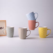 Load image into Gallery viewer, Embossed Color Glaze Ceramic Mug SP2304-019
