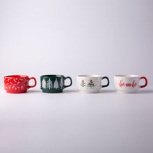 Load image into Gallery viewer, &quot;Merry Christmas“ Ceramic  Stackable Mug SP2304-004
