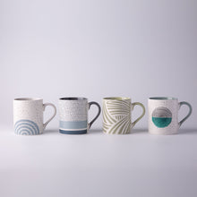 Load image into Gallery viewer, Ceramic Mug- Green Leaf Design  SP2304-027

