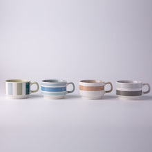 Load image into Gallery viewer, Ceramic Mug- Green Leaf Design  SP2304-027
