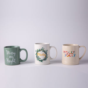 Stoneware Christmas Ceramic Mug SP2304-042