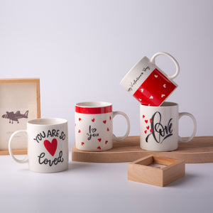 Valentine's Day Ceramic Belly Mug 330ml SP2304-046