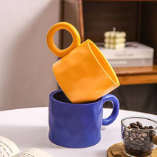 Load image into Gallery viewer, Matt Color Glaze Irregular Mug SP2304-052
