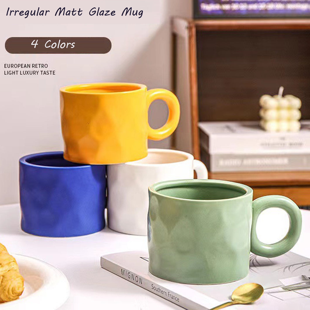 Matt Color Glaze Irregular Mug SP2304-052