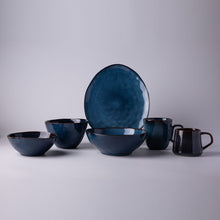 Load image into Gallery viewer, Ceramic Reactive Glaze Dinner Set Blue Color  SP2304-025

