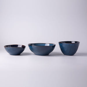 Ceramic Reactive Glaze Dinner Set Blue Color  SP2304-025