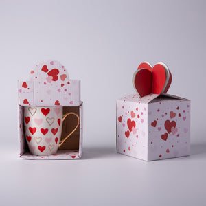 Valentine's Day Ceramic  320ml Oval Mug SP2304-049