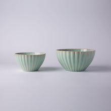 Load image into Gallery viewer, Ceramic Dinner Set-Floral Shape Green Color SP2304-059
