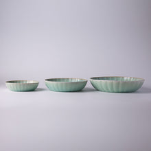 Load image into Gallery viewer, Ceramic Dinner Set-Floral Shape Green Color SP2304-059
