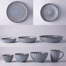 Load image into Gallery viewer, Ceramic Dinner Set-Floral Series Grey Color SP2304-060
