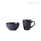 Ceramic Reactive Glaze Dinner Set Blue Color  SP2304-025 - SPRING CERAMIC