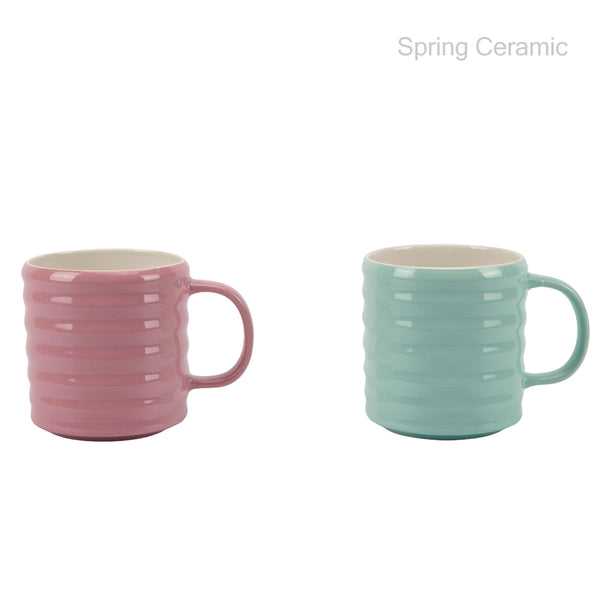Embossed color glaze series,520ml new bone china mug