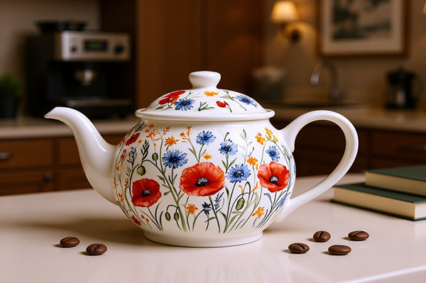 New Papaver rhoeas Teapot