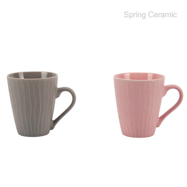 320ml new bone china embossed mug