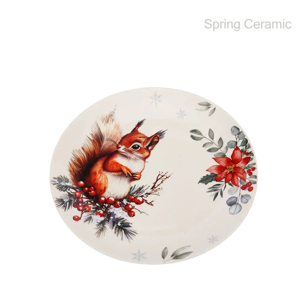 "Autumn series" 10.5"plate,oval plate,