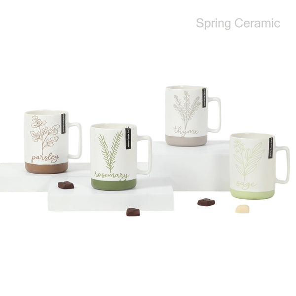 plant series,420ml new bone china mug