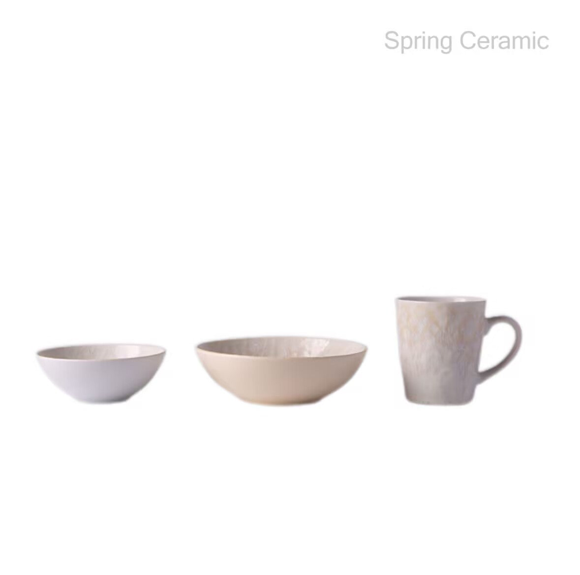Ceramic Reactive Glaze Dinner Set  SP2304-023 - SPRING CERAMIC