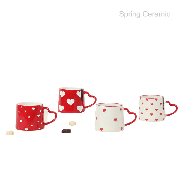 425ml double-mould new bone china mug for Valentine's Day