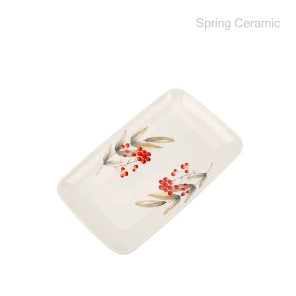 "Autumn series" ceramic plalte with decal printing