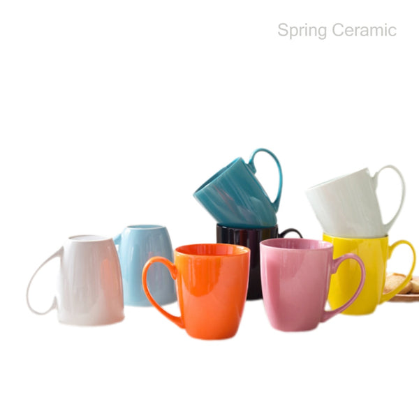 Shinny Color Glaze Oval Mug SP2304-053 - SPRING CERAMIC