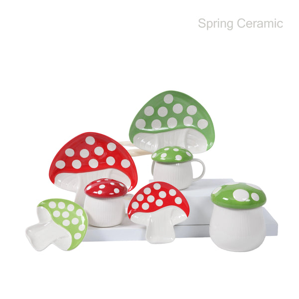 New arrivals mushroom design dinnerware set whole sale